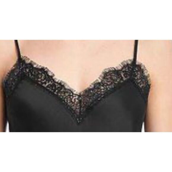 Bailey 44 Black Lace-Trim Chloe Camisole Size L/ NWT Made in USA - Picture 2 of 9